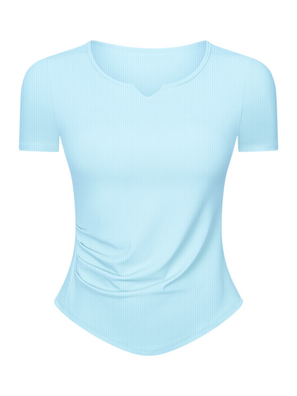 Millennia Notched Short Sleeve Active T-Shirt